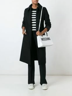 Moschino logo-print tote bag