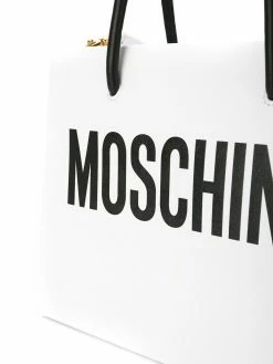 Moschino logo-print tote bag