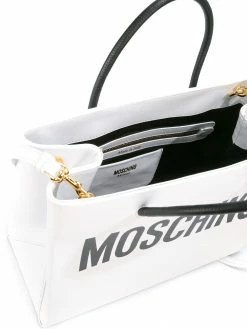 Moschino logo-print tote bag