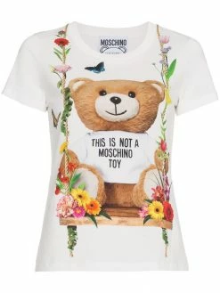 Moschino Floral teddy motif T-shirt