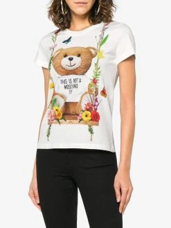 Moschino Floral teddy motif T-shirt