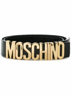 Moschino logo-embellished belt