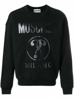 Moschino vinyl print sweatshirt
