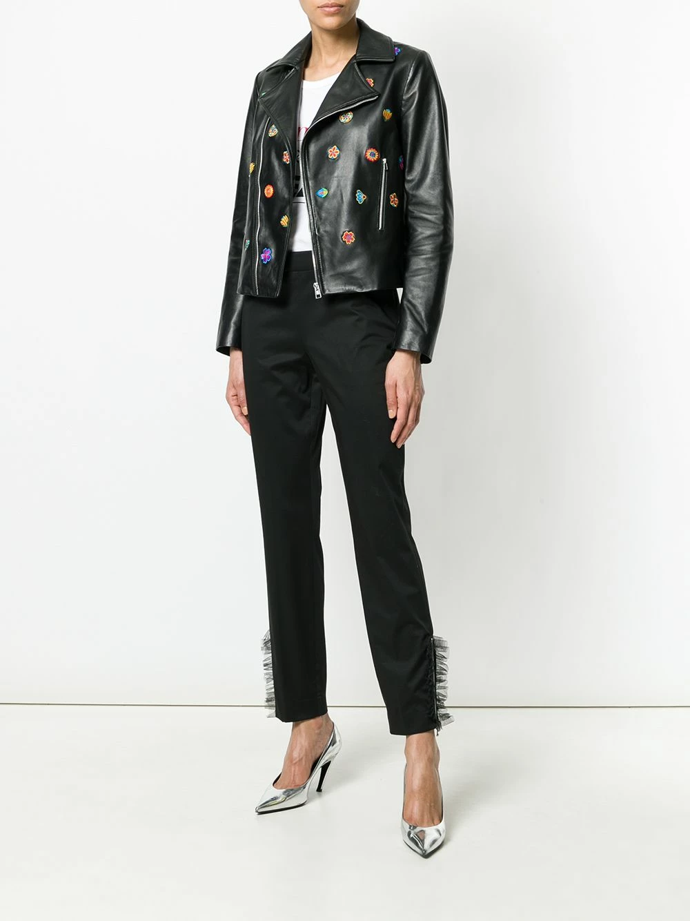 New ๐ Moschino Tulle cuff tailored trousers ๐ 4 Moschino tulle cuff tailored trousers