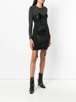 Moschino knit fitted dress