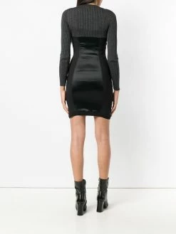 Moschino knit fitted dress