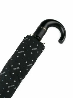 Moschino logo printed umbrella