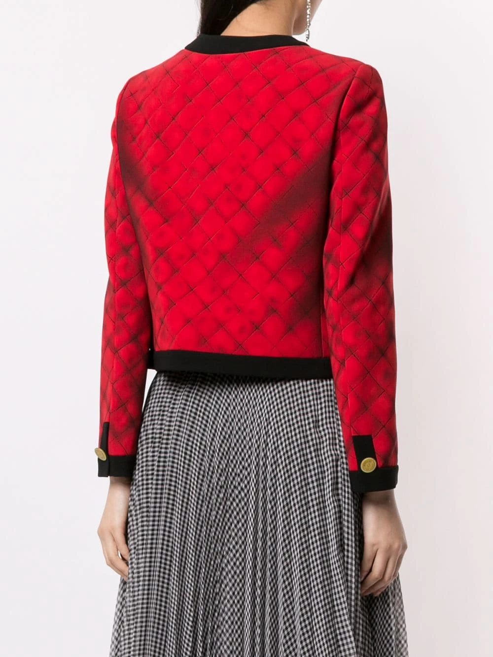 Brand new 🧨 Moschino Trompe l'oeil quilted bouclé jacket 👍 6 Moschino trompe l'oeil quilted bouclé jacket