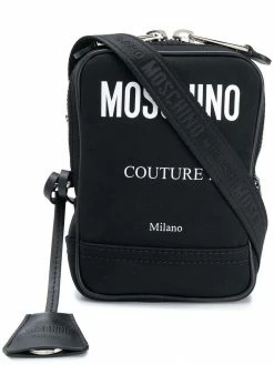 Moschino contrast logo shoulder bag