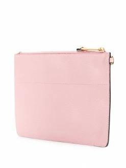 Moschino logo clutch
