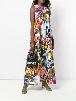 Moschino logo bucket bag