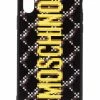 Moschino logo-print iPhone XS case