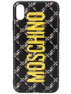Moschino logo-print iPhone XS Max case