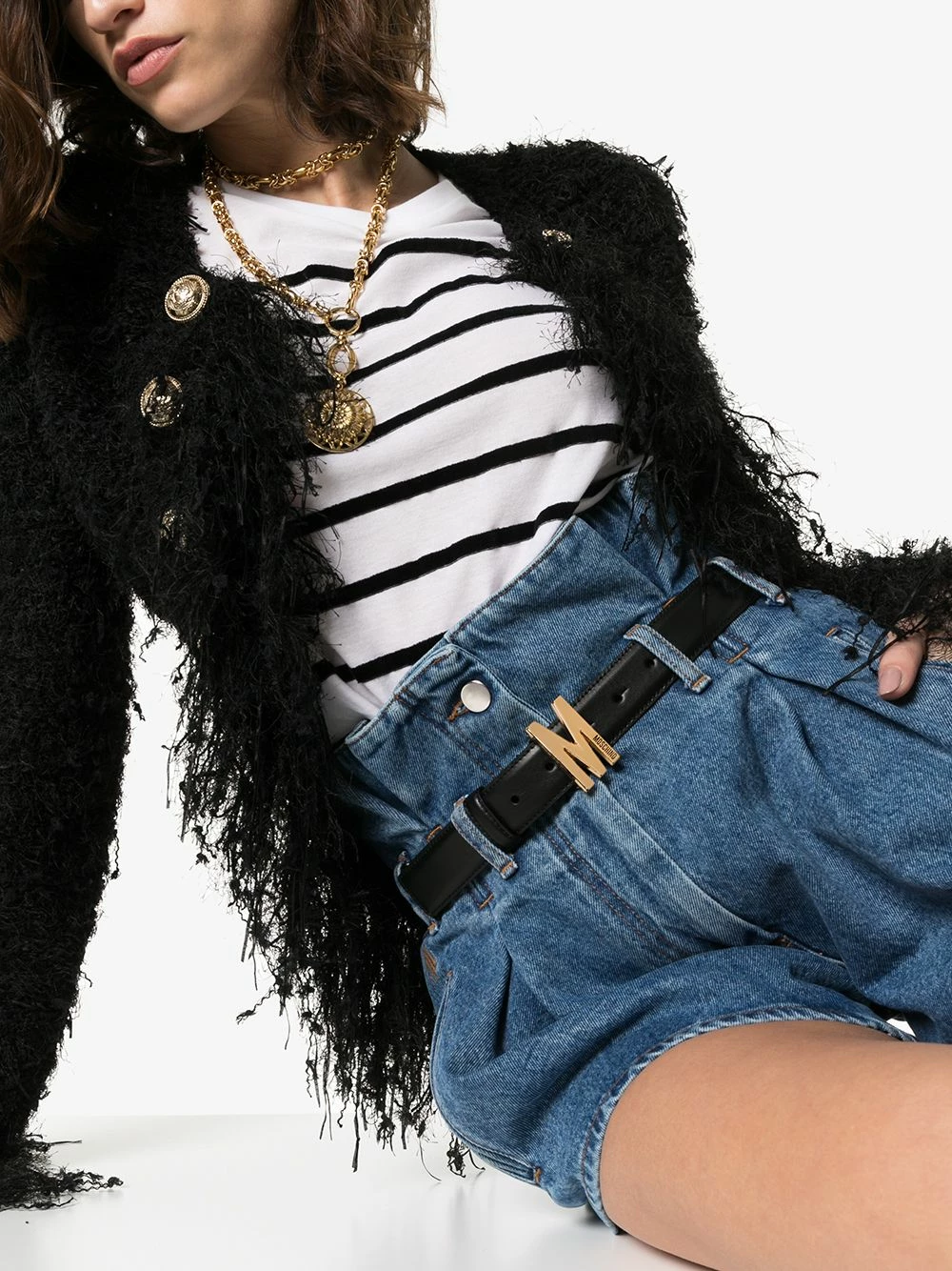 Budget ๐ Moschino Logo buckle belt ๐ 4 Moschino logo buckle belt