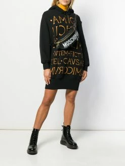 Moschino logo print belt bag