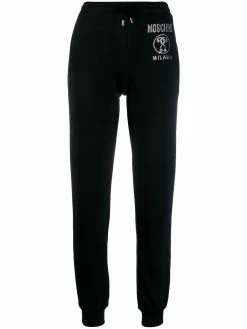 Moschino crystal embellished track pants