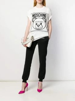 Moschino crystal embellished track pants