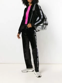 Moschino logo stripe track pants