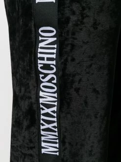 Moschino logo stripe track pants