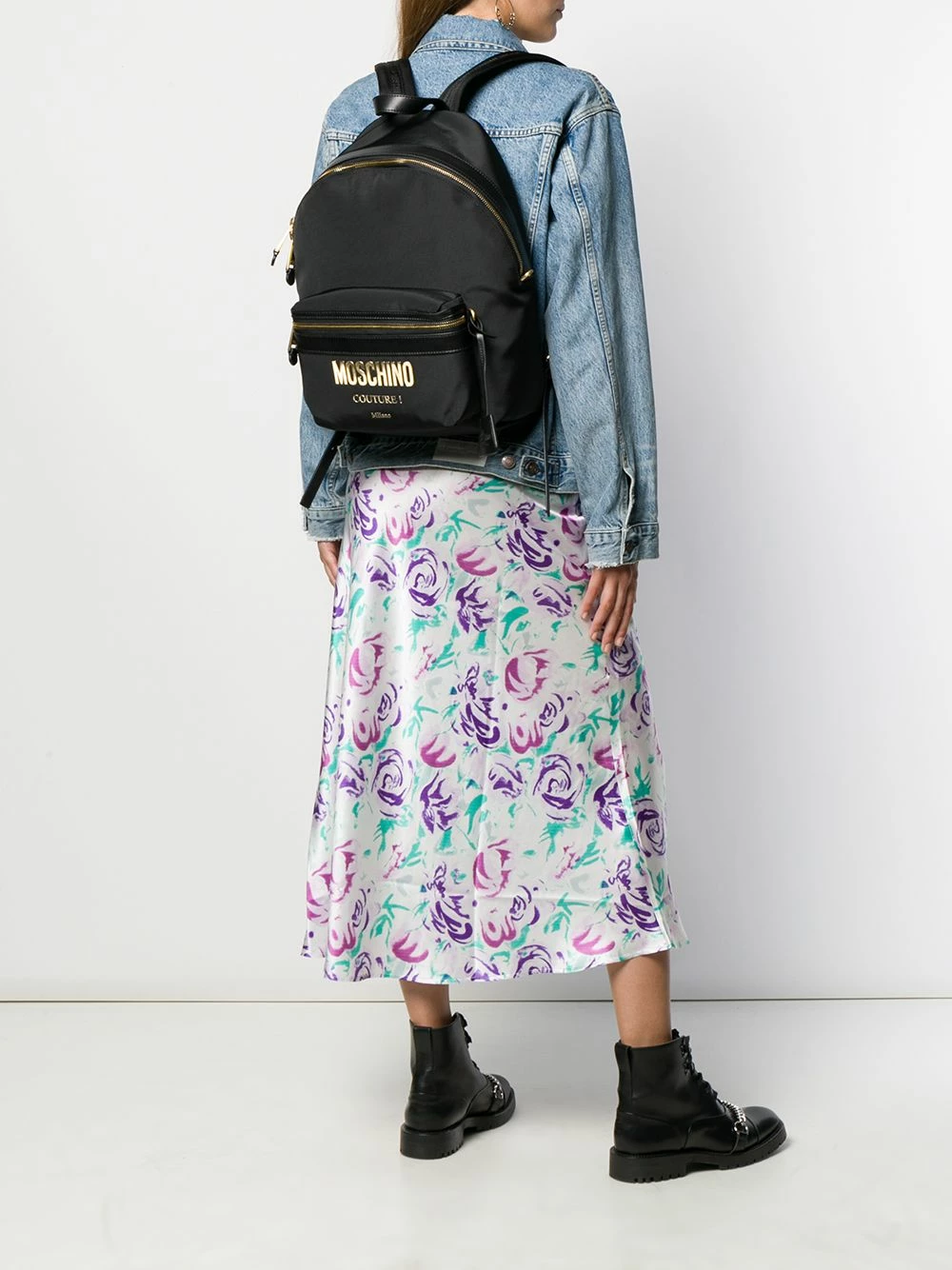 Outlet ๐ Moschino Logo ๐ backpack ๐ 4 Moschino logo backpack