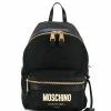 Moschino logo plaque backpack