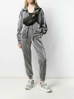 Moschino logo plaque belt bag