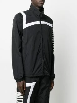 Moschino logo-print track jacket