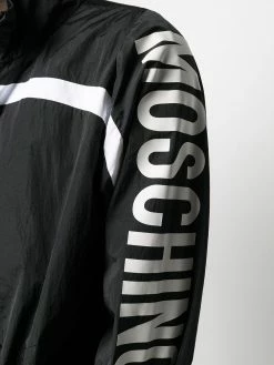 Moschino logo-print track jacket