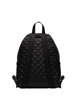 Moschino quilted logo-plaque backpack