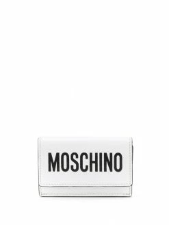 Moschino mini logo-print wallet
