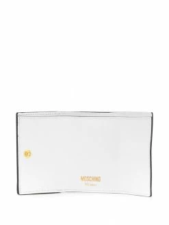 Moschino mini logo-print wallet