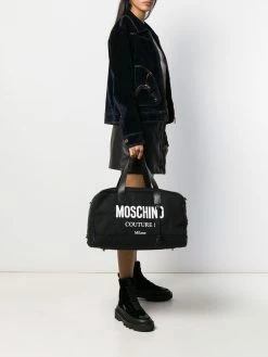 Moschino logo print weekender