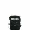 Moschino logo print cross body bag