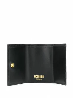 Moschino logo print wallet