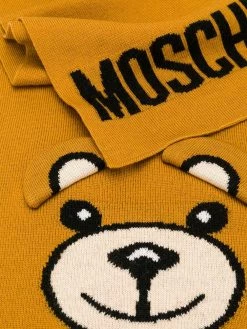 Moschino intarsia-knit scarf