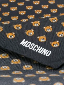 Moschino teddy bear-print scarf