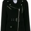Moschino off-centre zipped jacket