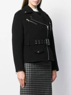 Moschino off-centre zipped jacket