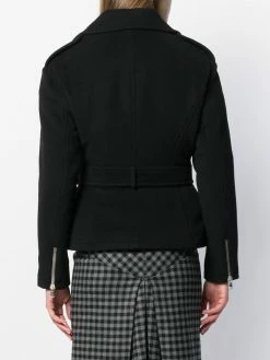 Moschino off-centre zipped jacket