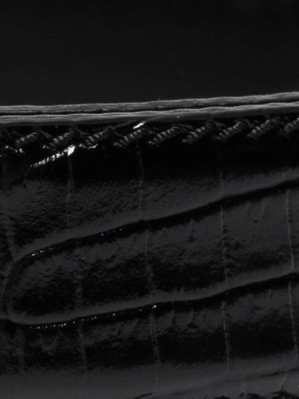 Discount ๐ Moschino M buckle crocodile effect belt ๐ 5 Moschino M buckle crocodile-effect belt