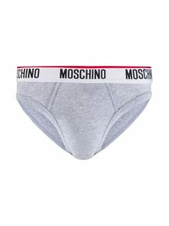 Moschino twin-pack logo band briefs
