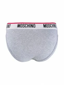 Moschino twin-pack logo band briefs