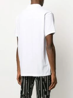 Moschino logo patch polo shirt