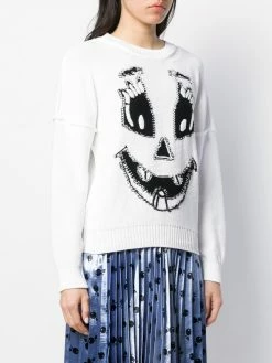 Moschino Pumpkin Face intarsia jumper