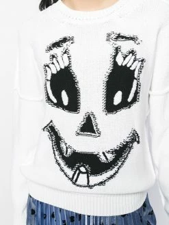 Moschino Pumpkin Face intarsia jumper