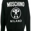 Moschino questions logo-print sweatshirt