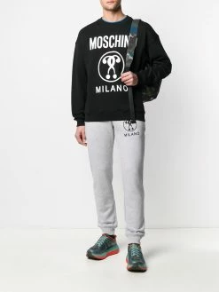 Budget ๐ Moschino Questions logo print sweatshirt ๐ 8 Moschino questions logo-print sweatshirt