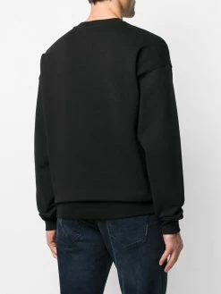 Moschino metal plaque logo sweatshirt