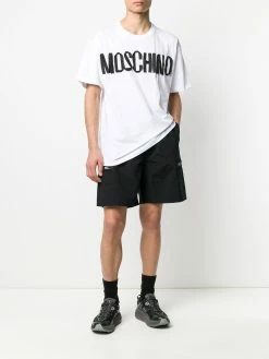 Moschino zipped logo relaxed-fit T-shirt