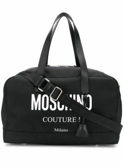 Moschino logo holdall